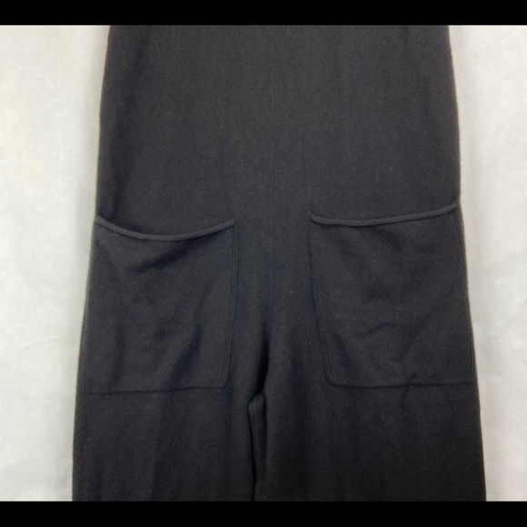 EVERLANE ReCashemere Lounge Black Jumpsuit XXS - Picture 6 of 8